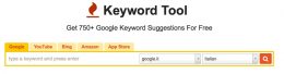Analizza le ricerche su Google con Keyword Tool