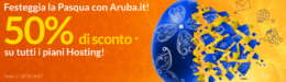 Offerta Hosting Aruba: Sconto per nuovi domini fino al 50%