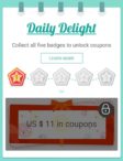 Daily Delight: Ogni settimana si vincono coupon e monete su Aliexpress